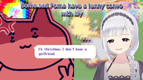 Some sad poma have a funny Christmas conversation with vtuber Shirayuri lily