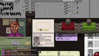 Papers, Please - Stealing a sport banner