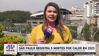 São Paulo registra cinco mortes por calor em 2023