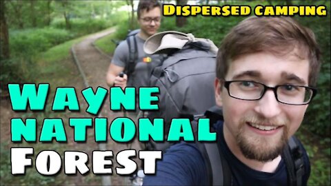 Wayne National Forest - dispersed camping with bushcraft project