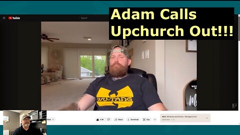 Adam Calhoun finally responded to Upchurch and tells him to bring it!!!