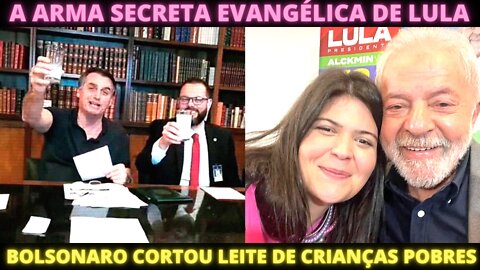 Bolsonaro corta 87% do leite a famílias na miséria - Aava Santiago, a evangélica Pop de Lula