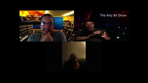 Comedian Eric Danger Powers & Suzi J on The Arty 84 Show – 2021-07-14 – EP 187