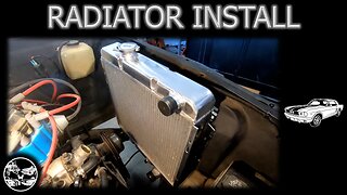 1966 Mustang Radiator Installation