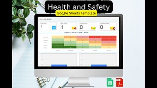 Operations Risk Management Dashboard | Google Sheets Template | Task Management