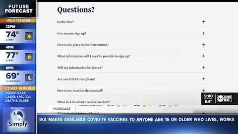 Website allows you to sign up to receive leftover COVID-19 vaccines