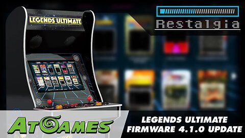 Legends Ultimate Arcade Cabinet Firmware 4.1.0 Release