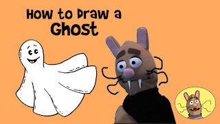 How to Draw a Halloween Ghost