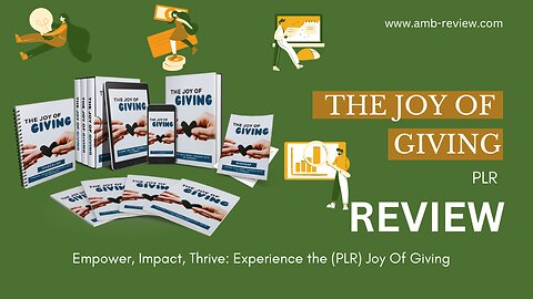 Empower, Impact, Thrive: Experience the (PLR) Joy Of Giving Demo Video