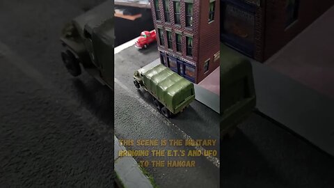 Roswell UFO Crash Diorama #shorts