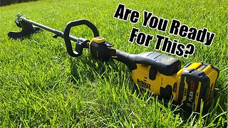 DEWALT FlexVolt 60-Volt 17" Brushless Attachment Capable String Trimmer Review DCST972X1 Power Head