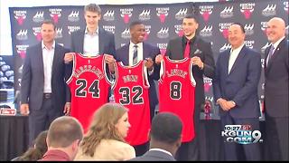 Bulls introduce former Arizona star Lauri Markkanen