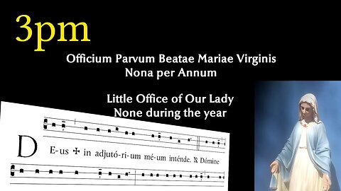 Little Office of Our Lady: Nona per annum - 3pm