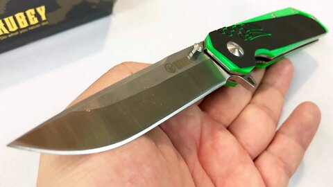 Assisted Opening 4-1/2-Inch Folding Knife with G10 Scales Handle by Kubey review
