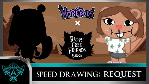 Speed Drawing Request: Happy Tree Friends Fanon - Ria | Mobebuds Style (DylanStrikes)