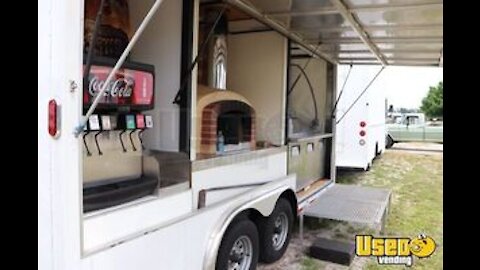 2016 - 8.5' x 20' Wood-Fired Pizza Concession Trailer | Used Mobile Pizzeria for Sale in Alabama