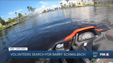 Volunteers search for Barry Schmalbach