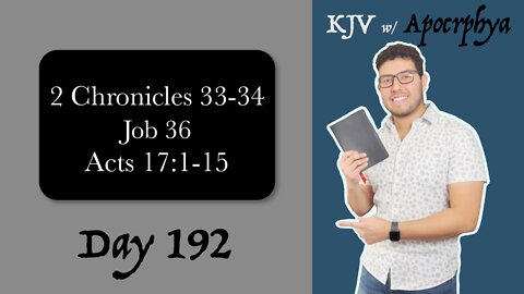 Day 192 - Bible in One Year KJV [2022]