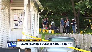 Authorities find human remains in fire pit behind Akron home of missing woman