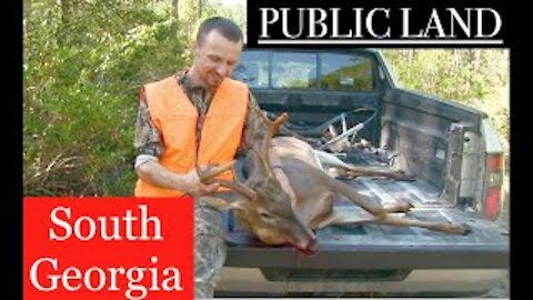 PUBLIC LAND South Georgia Deer Hunting: First Deer of the 2020 Season!