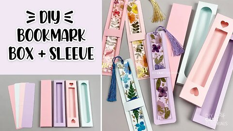 DIY RESIN BOOKMARK DISPLAY BOX | Your bookmarks will look AMAZING in this unique holder!