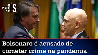 Moraes envia para PGR pedido para indiciar Bolsonaro por declaração em live