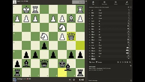 Daily Chess play - 1290 - Seven games - Momentum shift