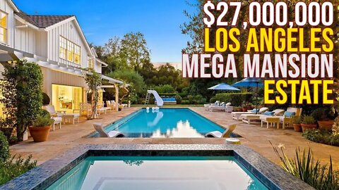 Inside $27,000,000 Los Angeles Mega Mansion Estate!