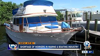 Shortage of workers in marine and boating industry