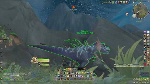 Collecting the last of the Dragon Glyphs in WoW Dragonflight BM Hunter Dragonriding Route