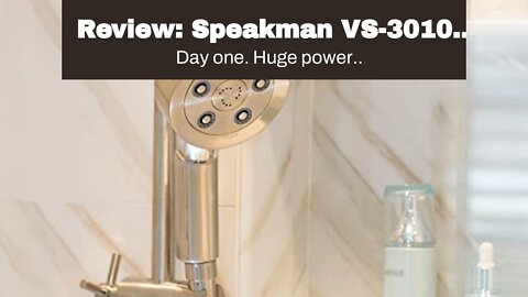 Review: Speakman VS-3010 Neo Anystream High Pressure Handheld Shower Head with Hose, Polished C...