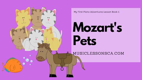 Piano Adventures Lesson Book C - Mozart's Pets