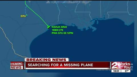 Coast Guard searching for lost OKC plane in Gulf of Mexico