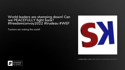World leaders are stamping down! Can we PEACEFULLY fight back? #freedomconvoy2022 #trudeau #WEF