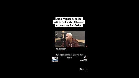 John Wedger Ex Police Officer And Whistleblower Exposes The Met Police - SHOCKING