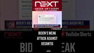 Biden’s Weak Attack against DeSantis Backfires #shorts