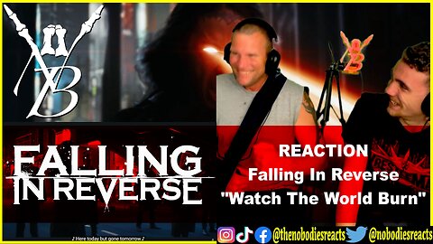 REACTION to Falling In Reverse "Watch The World Burn"!