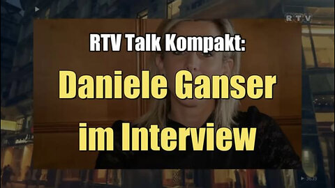 🟥 RTV Talk Kompakt mit Friedensforscher Dr. Daniele Ganser (21.10.2022)