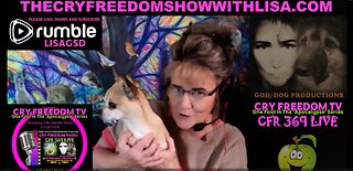 WWW.THECRYFREEDOMSHOWWITHLISA.COM VideoCast #6 Oct 3 2023 My new 4 legged friend Theo and more...