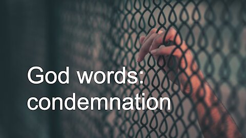 God words: condemnation