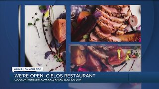 Cielos Restaurant selling takeout meals