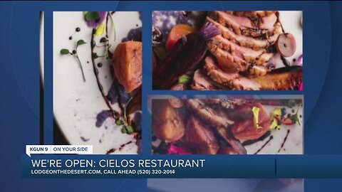 Cielos Restaurant selling takeout meals