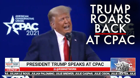 Video: Trump Roars Back Against NWO In Epic CPAC Speech