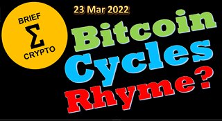 BriefCrypto BITCOIN CYCLES RHYMING ?? - Following BTC having 2 peak to low Fractal? 23 March