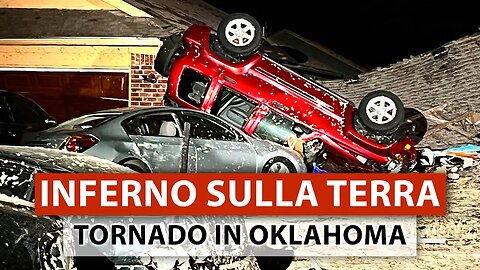 I tornado HANNO colpito l'Oklahoma e hanno lasciato una scia di distruzione. Crisi climatica in USA
