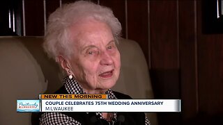 Former WWII Navy Pilot, wife celebrate 75th wedding anniversary at Milwaukee Hilton