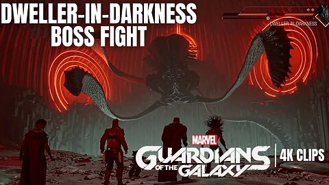 Lady Hellbender & Dweller-In-Darkness Boss Fight | Guardians of the Galaxy 4K Clips