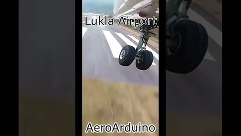 That Guy Decided To Land Most Dangerous Airport #Aviation #Avgeeks #AeroArduino