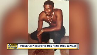 Wrongfully convicted man filing $150M lawsuit