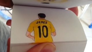 Flipbook animations featuring top 5 World Cup goals